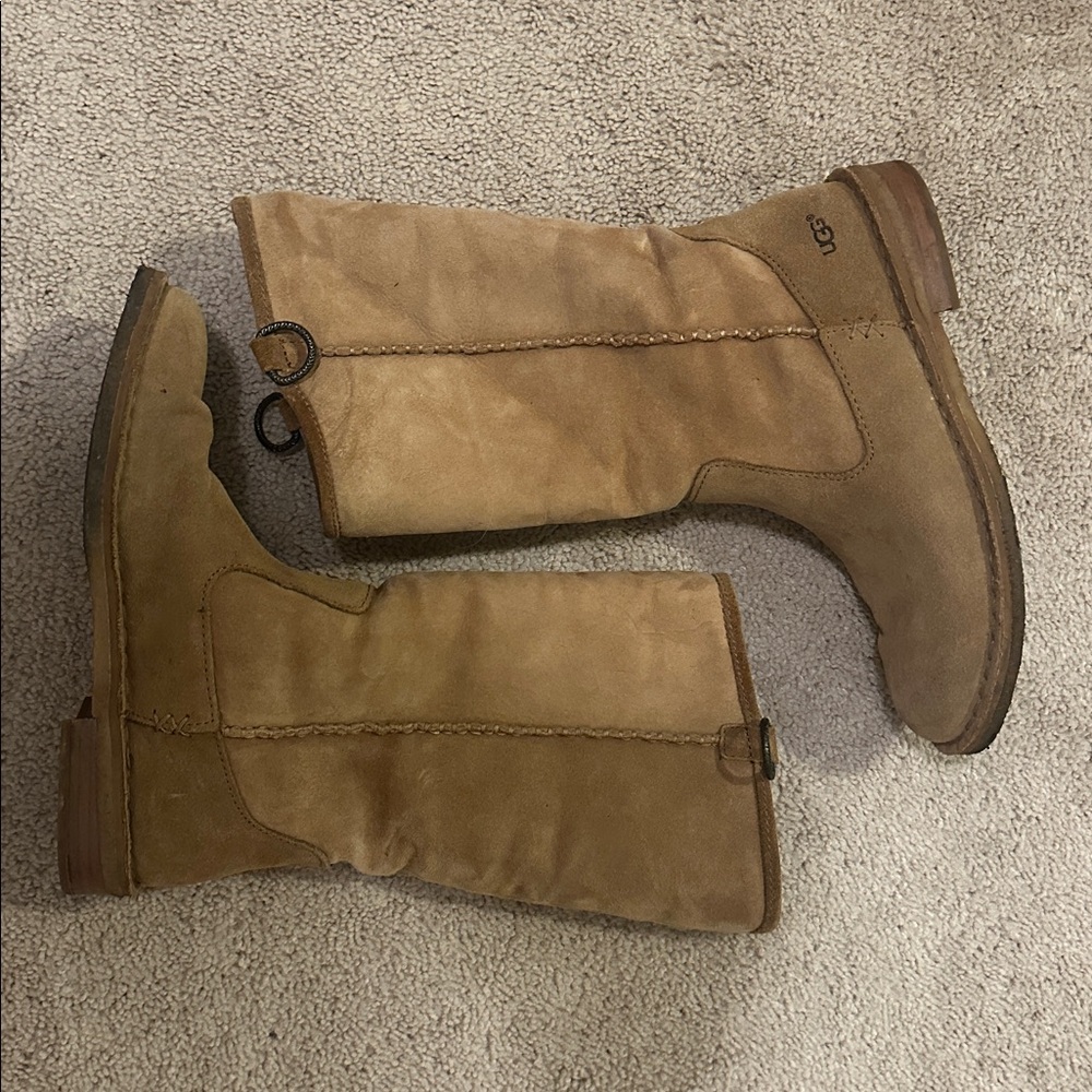 UGG-Classic Tan Suede Boots